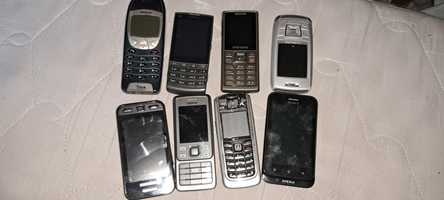 Telefony  komórkowe 8 sztuk