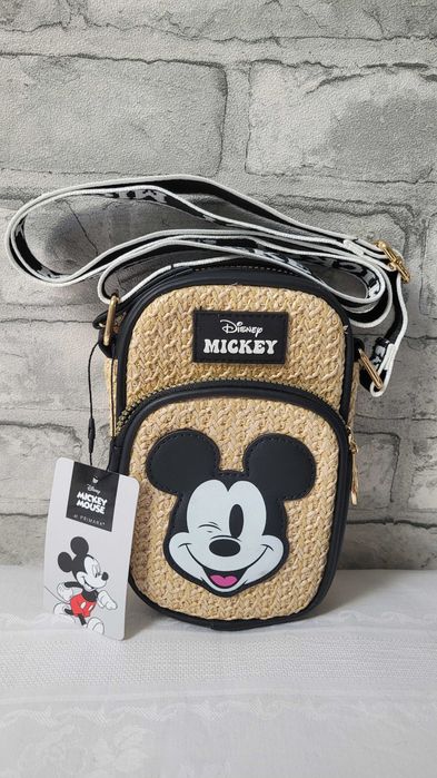 Torebka na ramię Disney Myszka Miki z ekoskóry i rafii PRIMARK