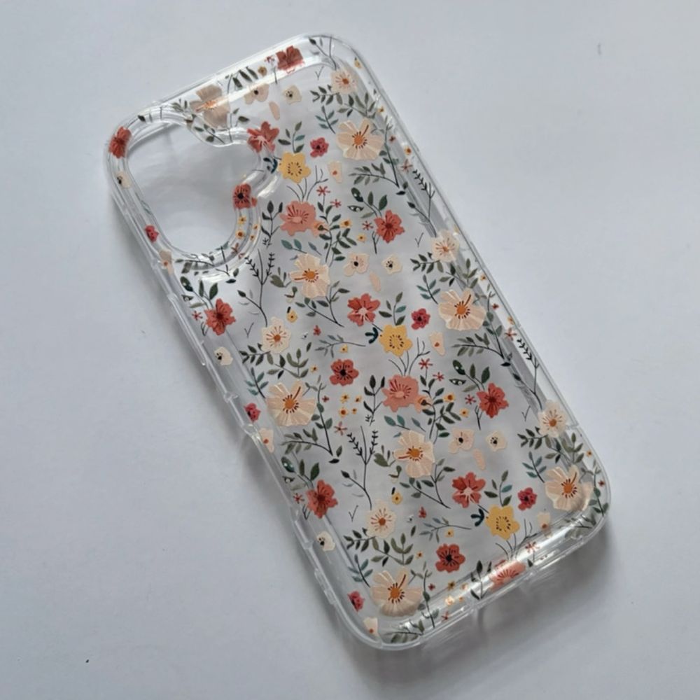 Case / Etui iPhone 16 kwiaty