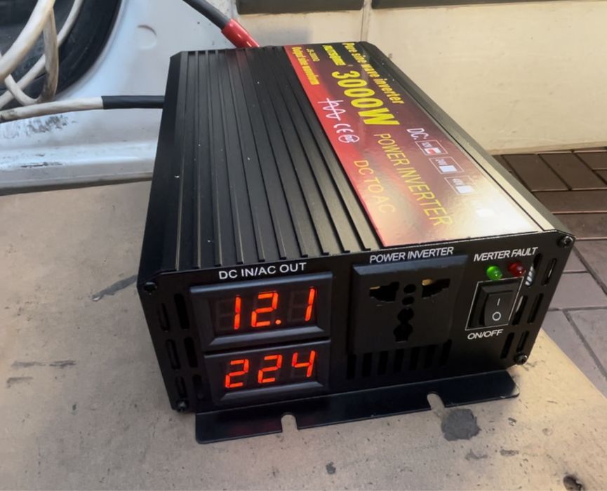 Инвертор,инвектор, преобразователь напряжения 12 220 1500/3000w
