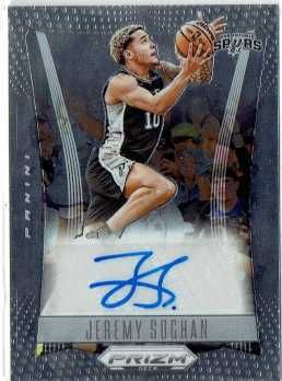 Karta koszykarska NBA z autografem Jeremy Sochan San Antonio Spurs