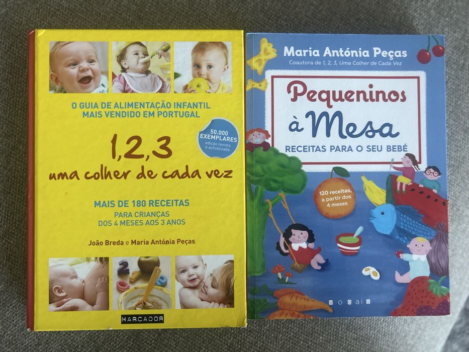 2 Livros receitas a partir dos 4 meses
