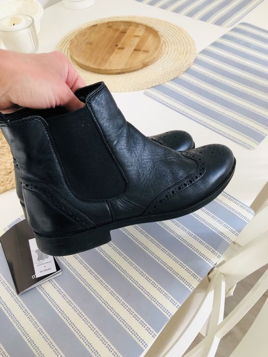 Botki/ sztyblety skórzane Monnari - 38