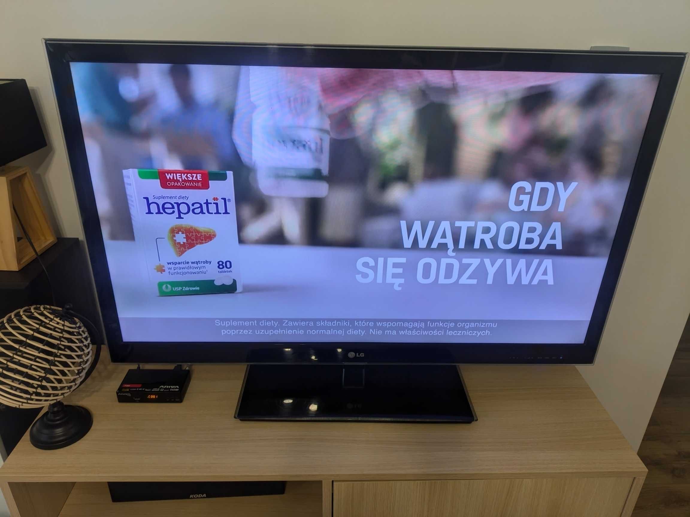 Telewizor LG 47 cali Full HD + Dekoder DVB-T2 HEVC Ariva T30