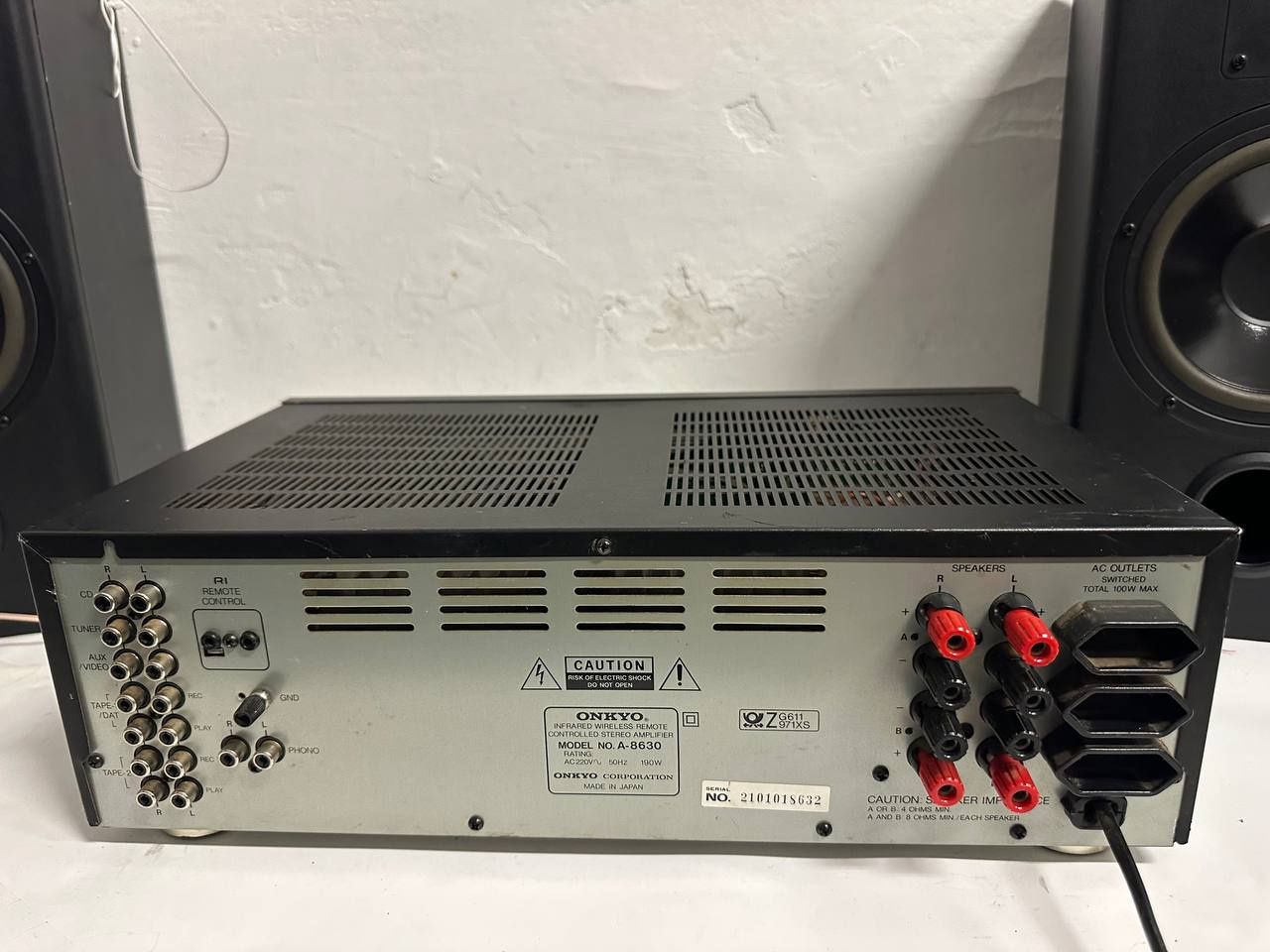 Wzmacniacz stereo Onkyo A-8630, 2*120 Watt,  Japan