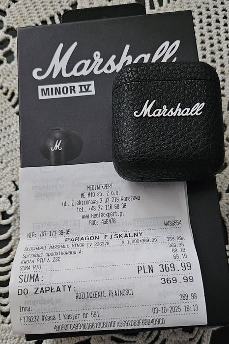 Słuchawki Marshall MINOR IV