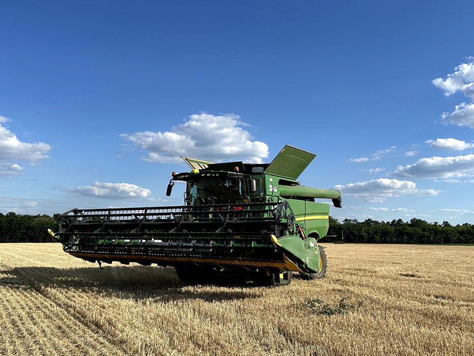 Оренда комбайнів John Deere s770 Обмолот Послуги зі збирання врожаю