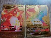 Wysokie HP Złote karty Pokemon Charizard