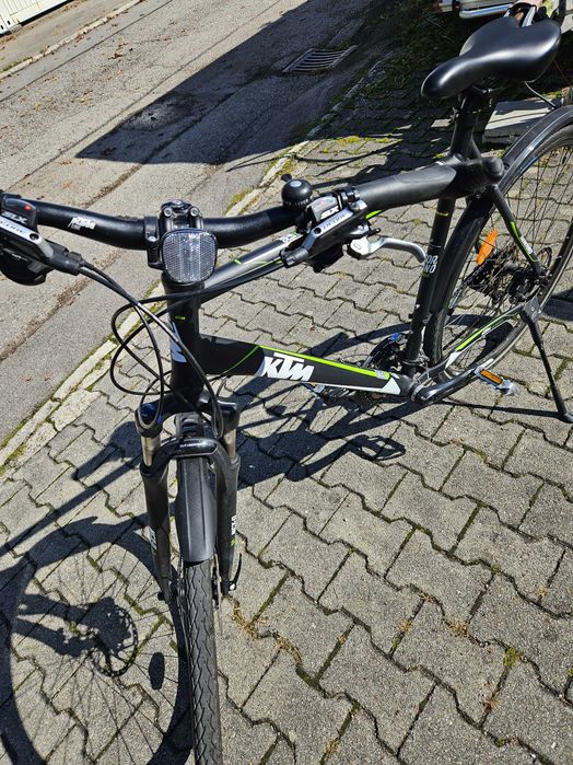 Чоловічий KTM Cross Sorano крос-трекінговий велосипед 3x10 SLX/XT