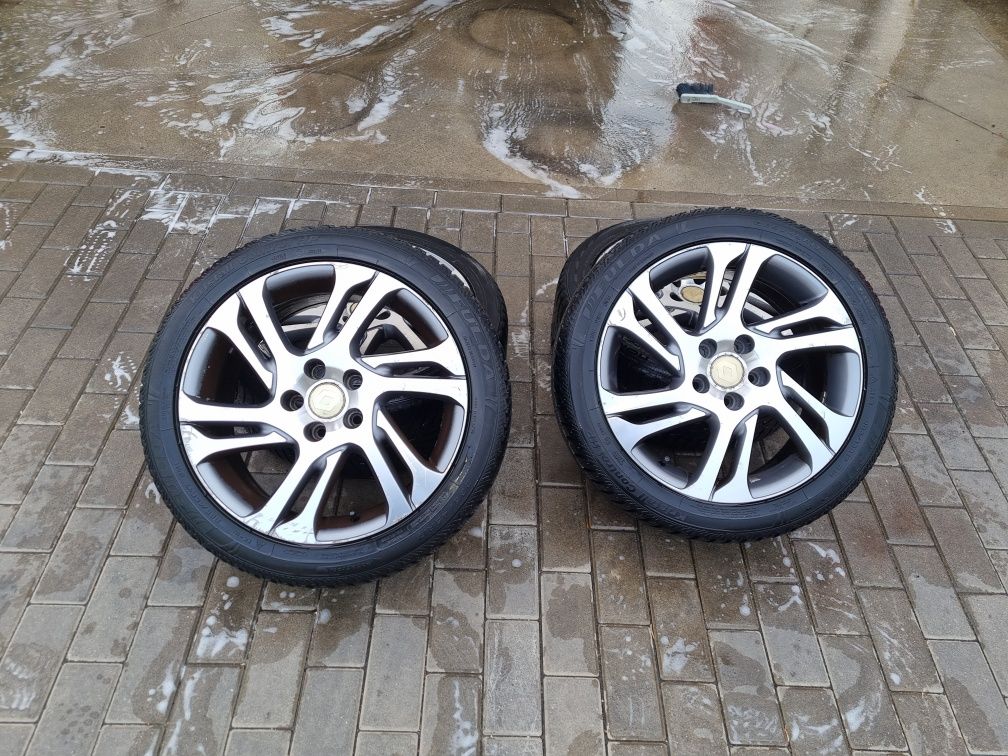 Alufelgi 17 5×108  z oponami w ładnym stanie
