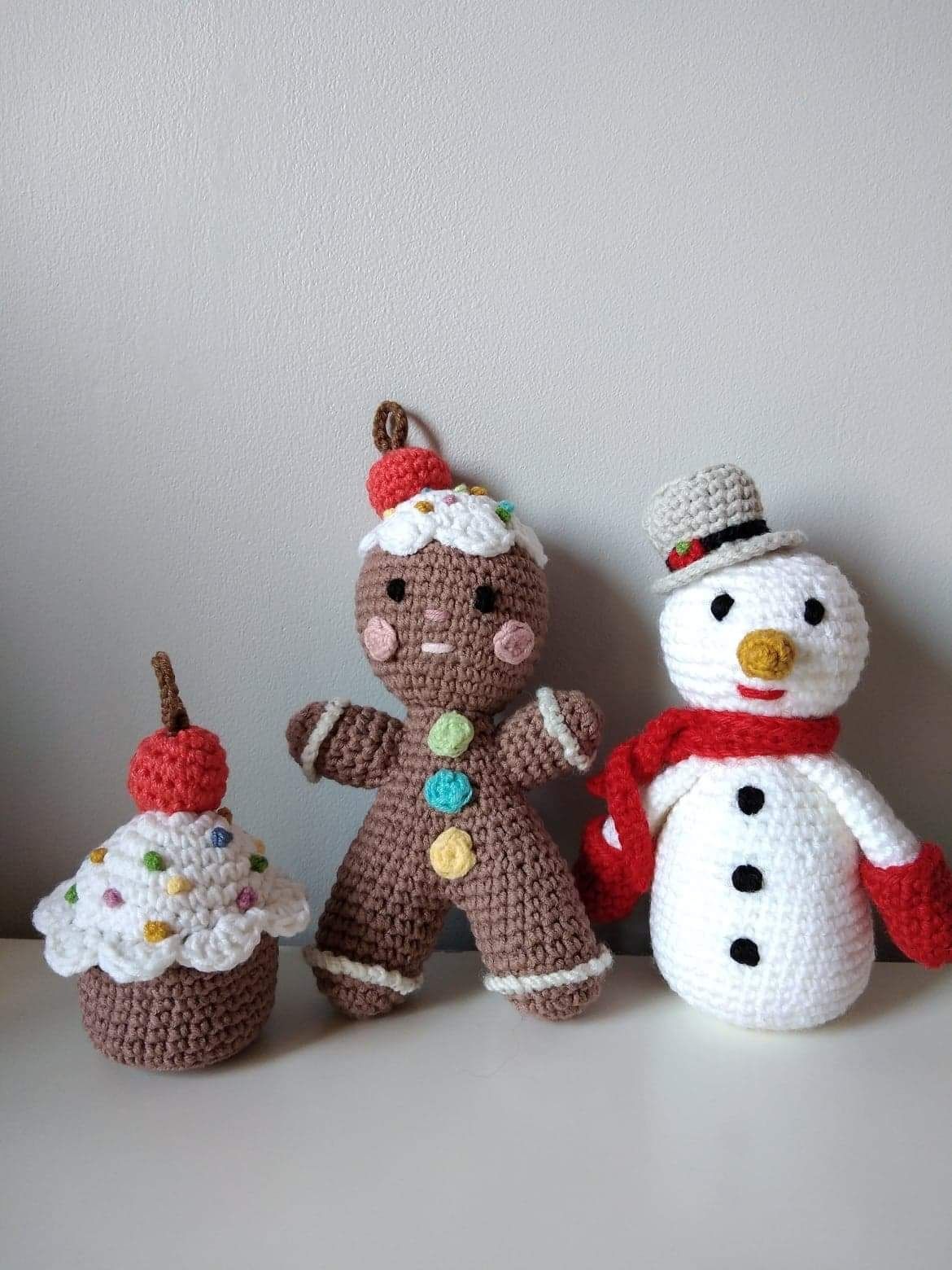 Świąteczne ozdoby na szydełku handmade xmas crochet  decorations