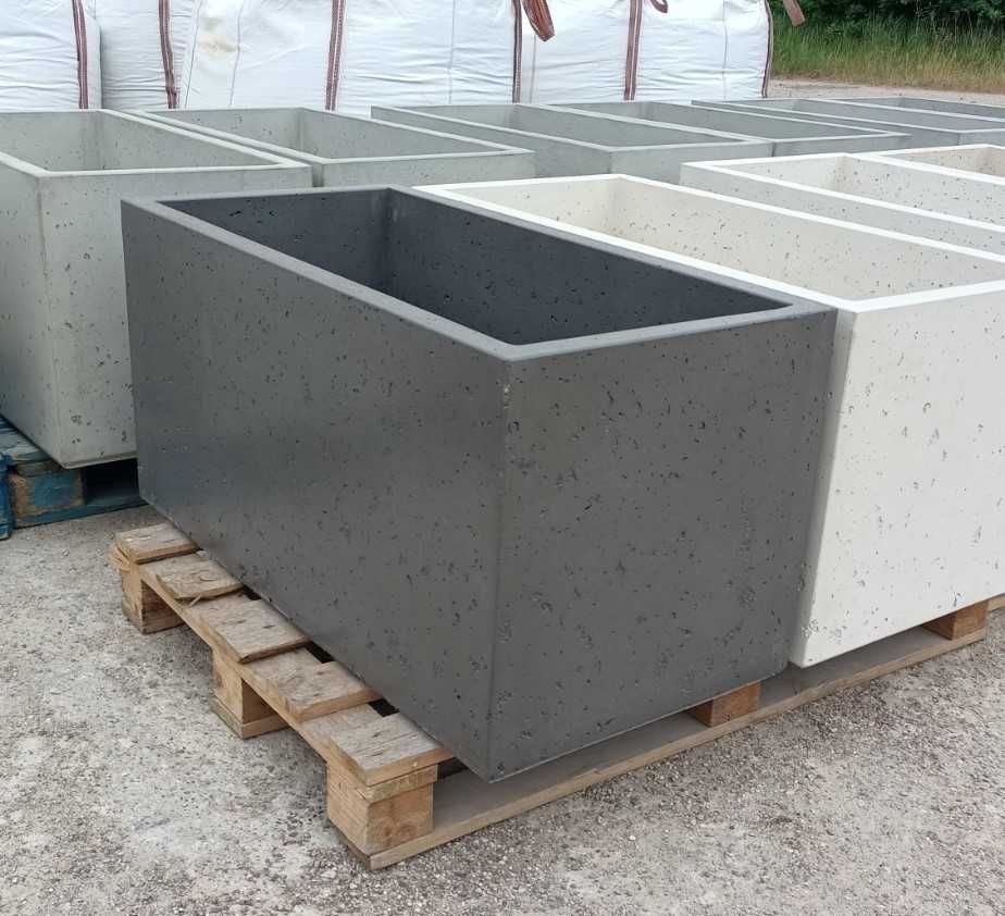 Donica betonowa 100x50x50 cm, beton architektoniczny PRODUCENT!!!