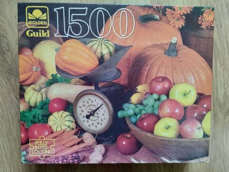 Puzzle Golden Guild 1500 - Harvest still life