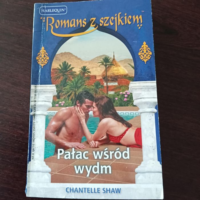 60. Książka Harlequin z serii,, Romans z szejkiem "