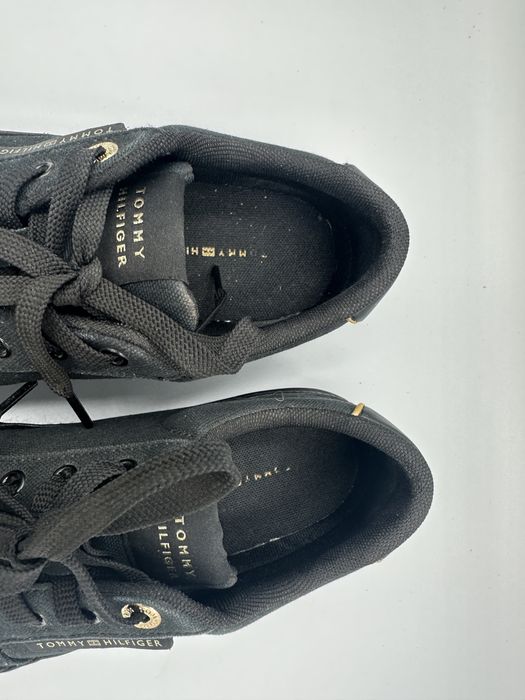 Trampki czarne Tommy Hilfiger 38 uszkodzone