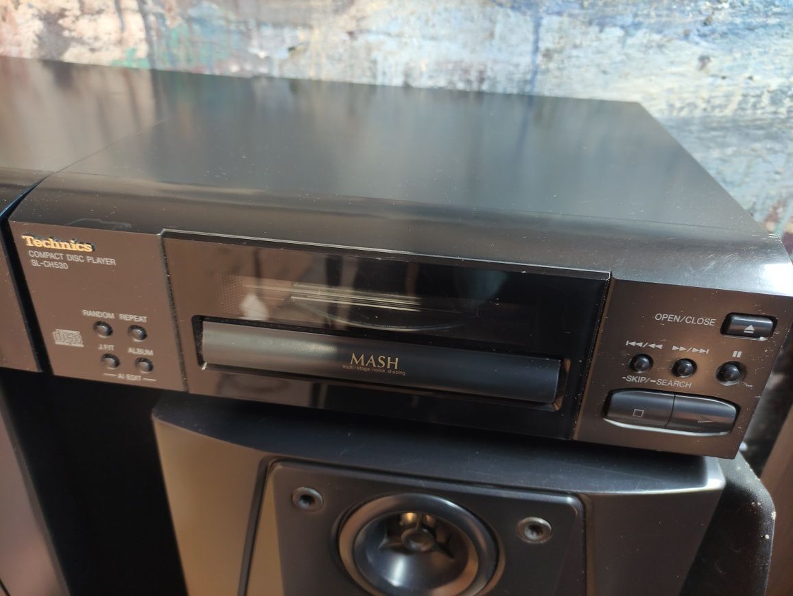Wieża Audio Technics 730 Kolumny CD Tuner