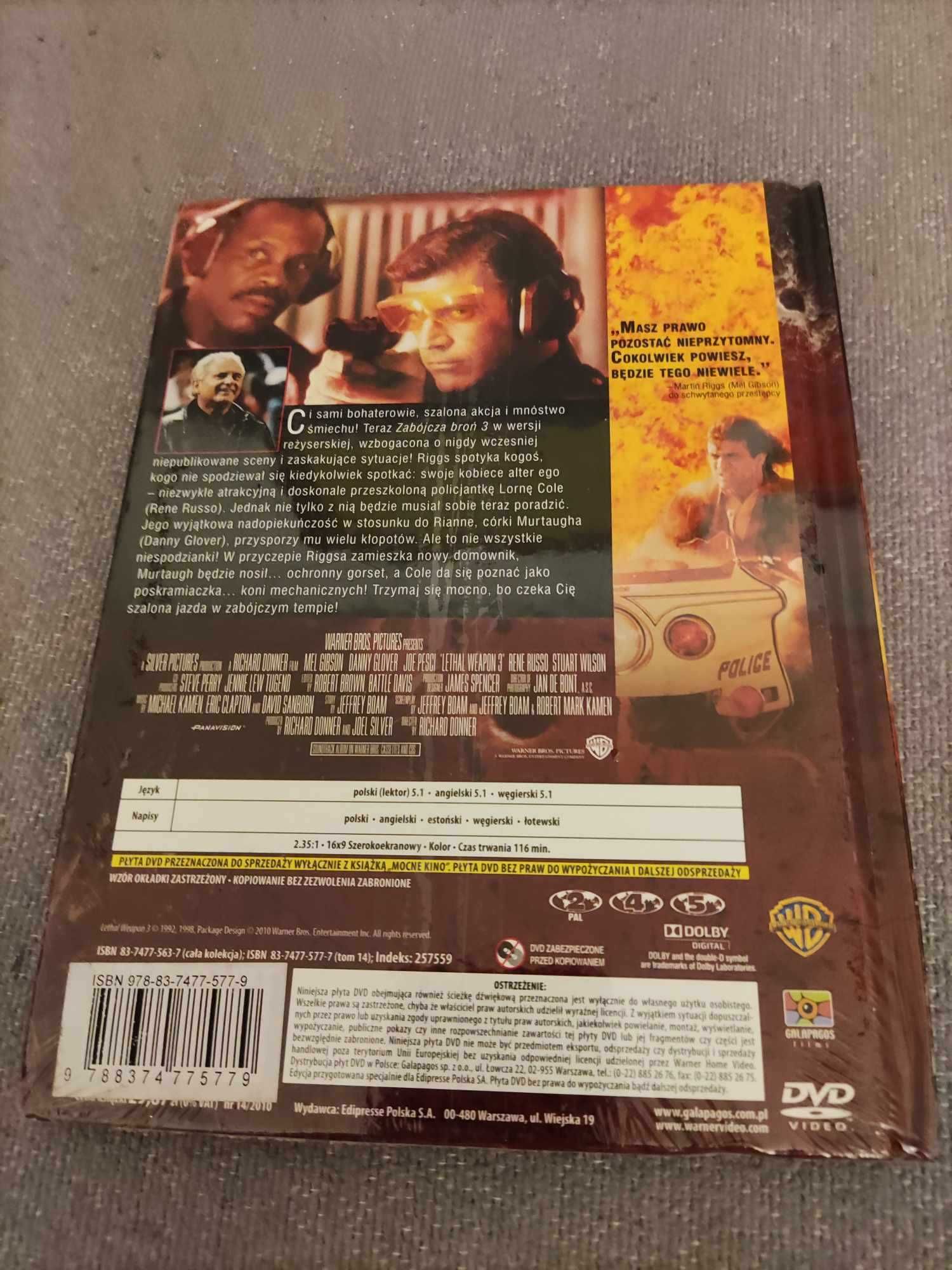 sprzedam nowe płyty DVD Zabójcza broń 1-4 pakiet 4 części lektor PL
