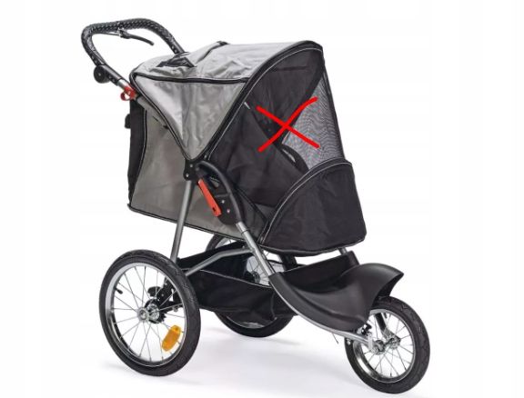 karlie 31616 wózek do transportu psów 123 x 105 x 57 cm i