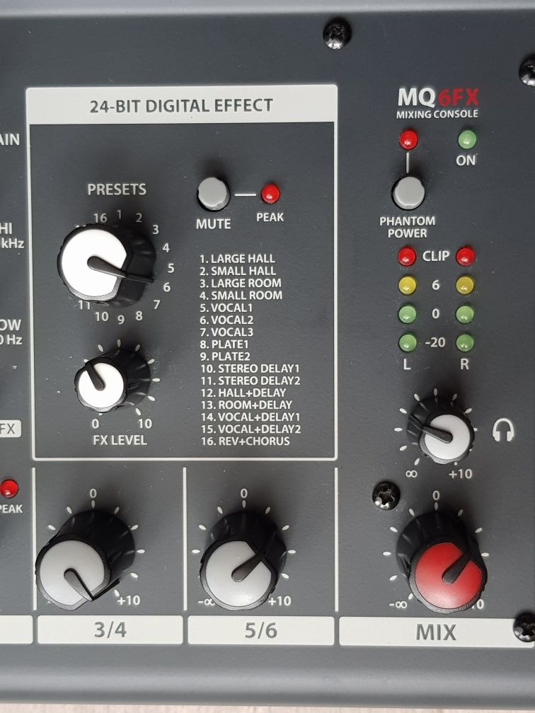 Mixer analogowy PROEL MQ6fx