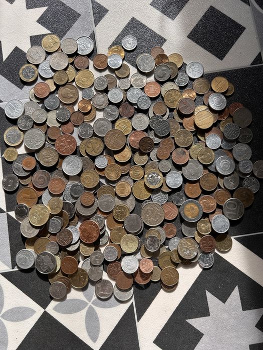 Widoczne monety ze zdiecia okazja