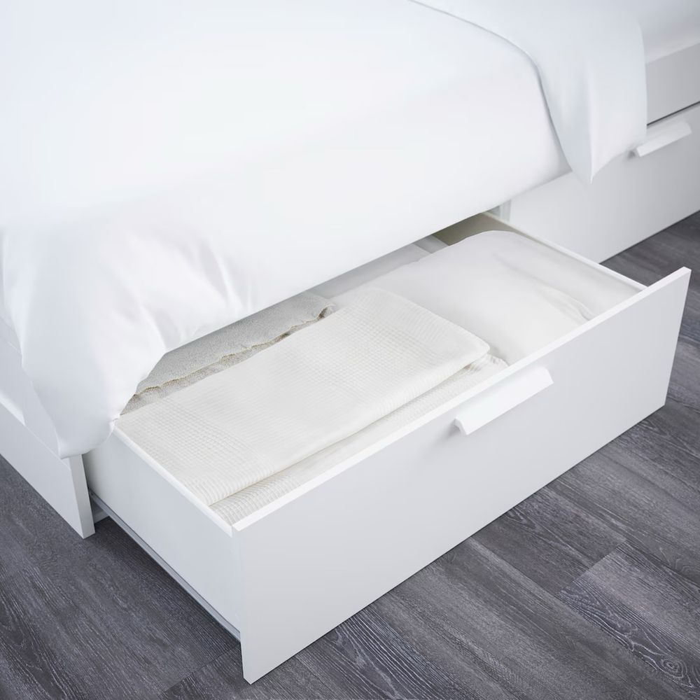 Рама ліжка з ящиком для зберігання BRIMNES