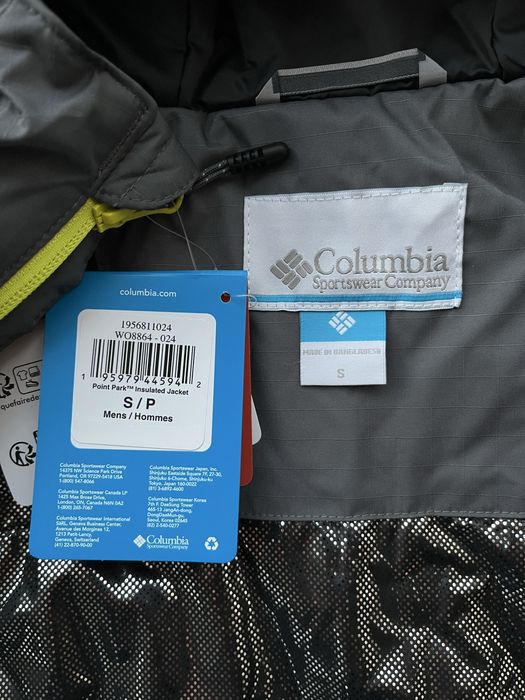 Оригінал Columbia (S-M) Point Park Куртка Новая Мужская Ветровка Осень