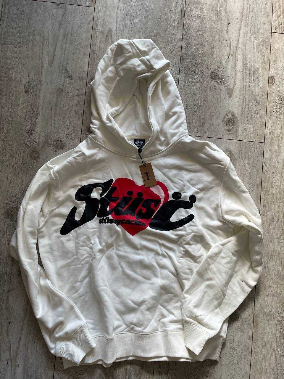 Biała bluza Stussy