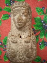 Pequena estatueta em terracota egípcia