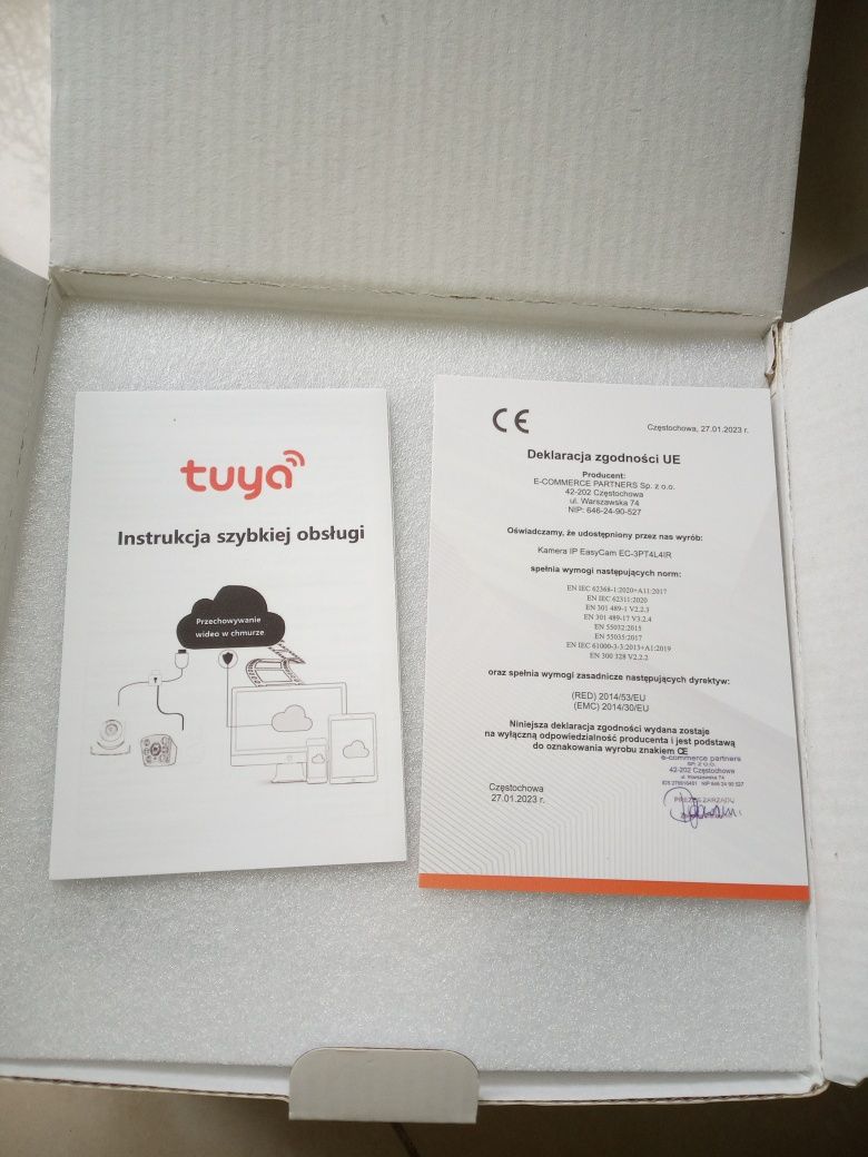 Kamera zewnętrzna  obrotowa wifi Easycam
