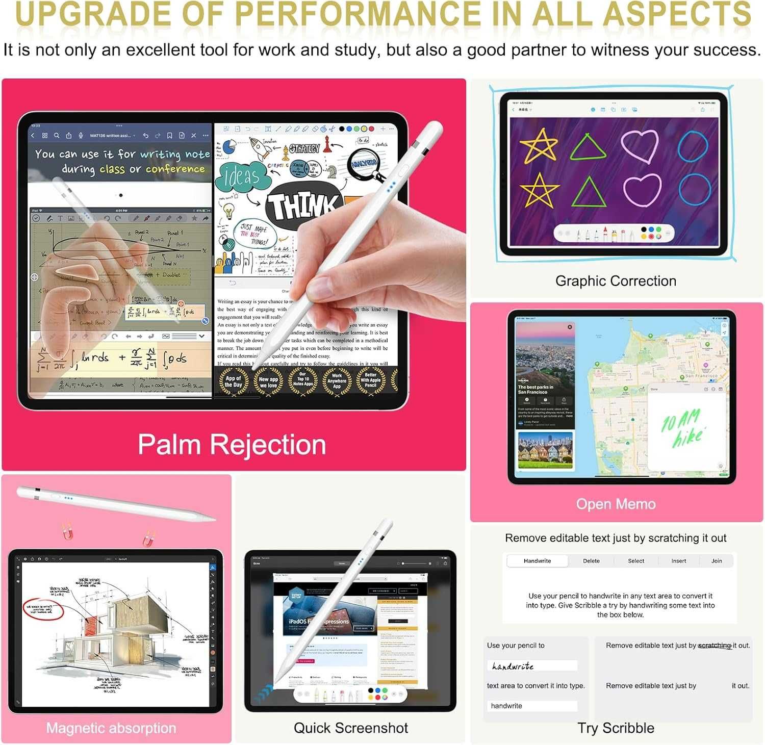 LPUNCD Rysik 1. generacji szybkie ładowanie 20 min do Apple iPad