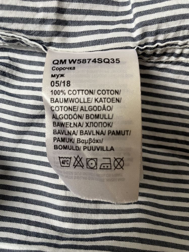 Koszula męska firmy Wrangler plus t-stert rozmiar XL paseczki, bawełna