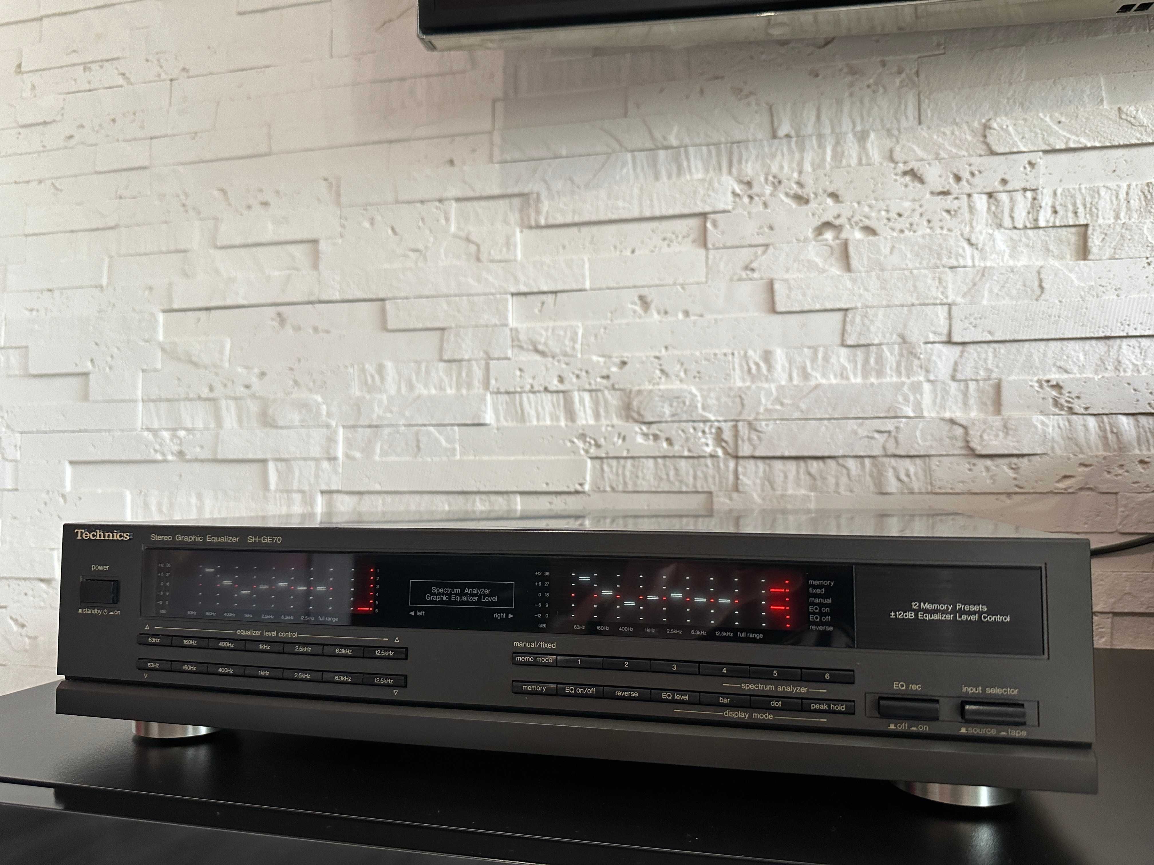 Technics SH-GE70 Stereo Graphic Equalizer korektor dźwięku Piękny Stan