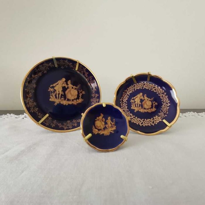 Conjunto Pratinhos Miniatura Limoges