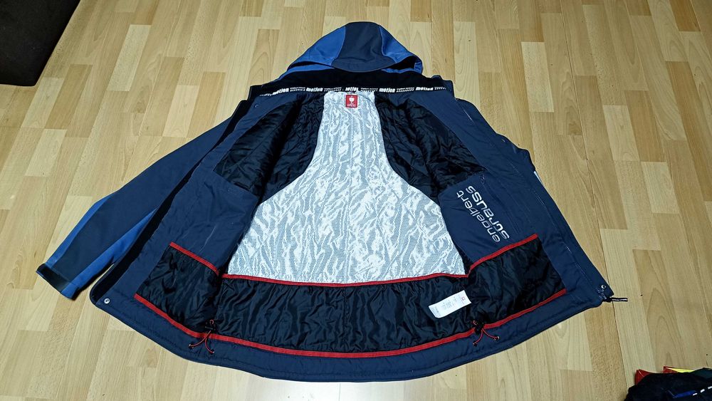 Męska zimowa kurtka softshell ENGELBERT STRAUSS MOTION r.M st.idealny