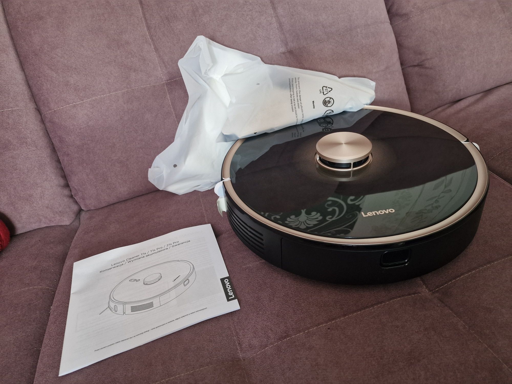 Lenovo Cleaner T1S  pro Nowy czarny