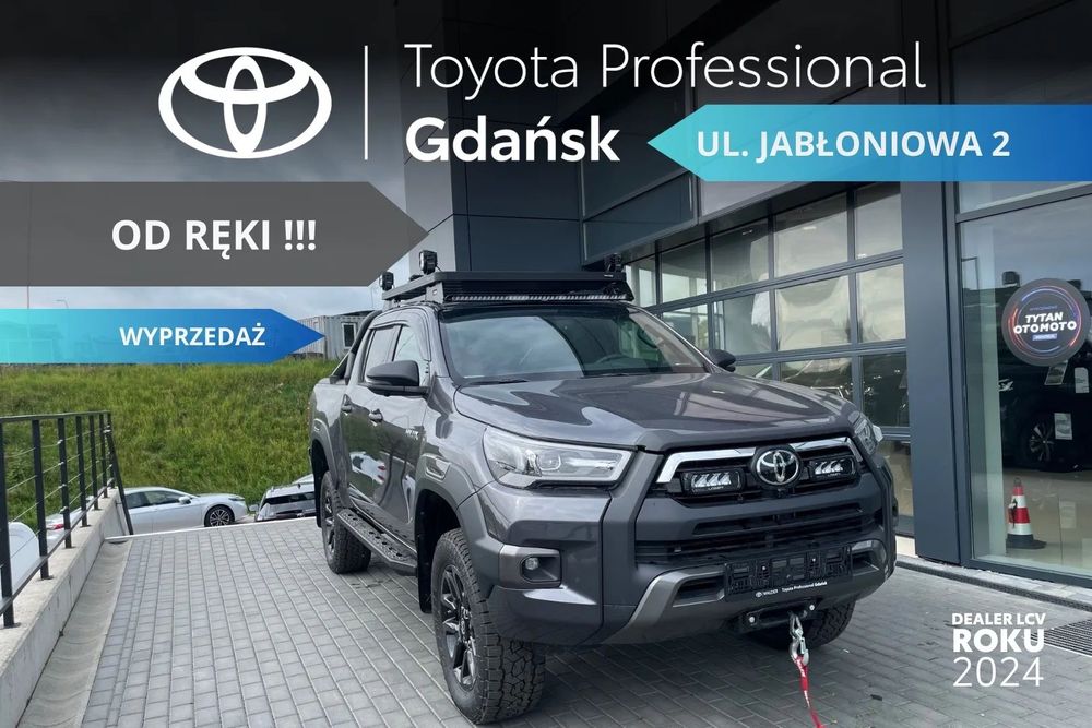 Toyota Hilux INVINCIBLE 2.8 48V MHEV 204KM - doposażony - LIFT - AT - Od ręki!!!