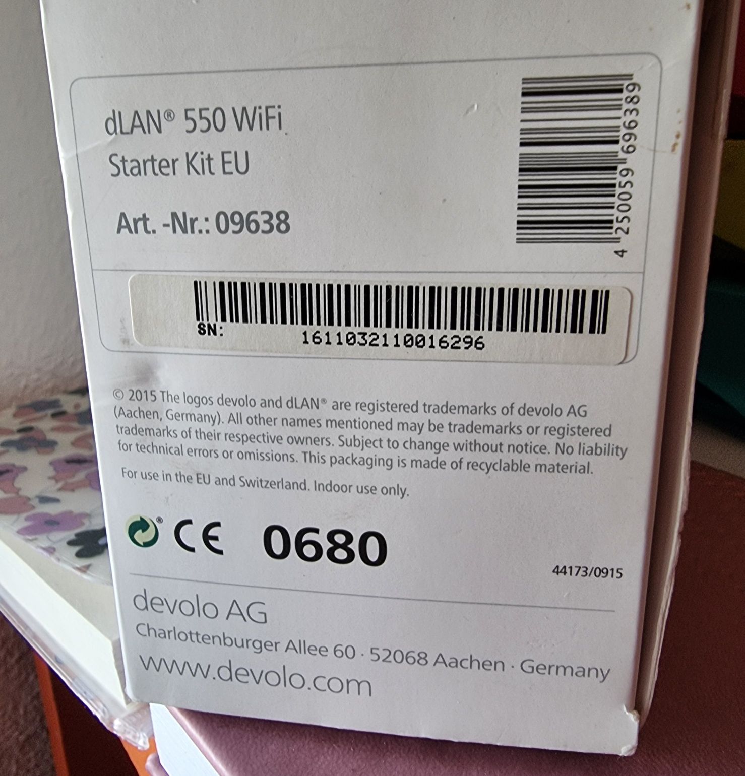 Devolo dLAN 550 Wi-Fi