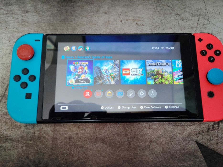 Konsola Nintendo Switch v2 komplet + gratisy