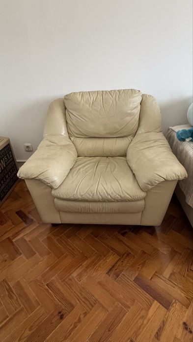 Sofa individual bege