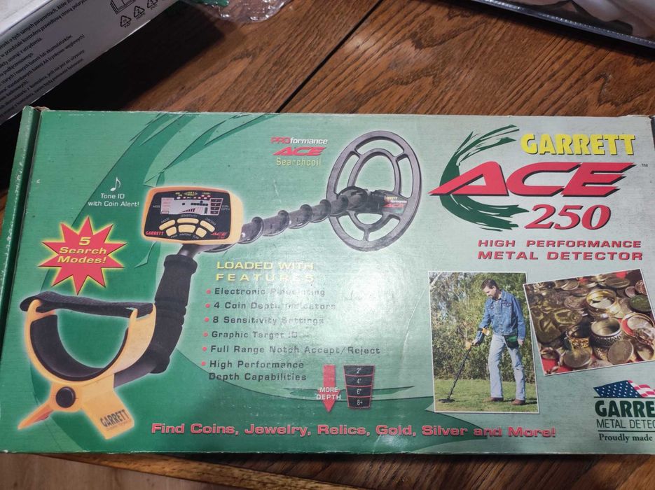 Garrett Ace 250 - wykrywacz metalu
