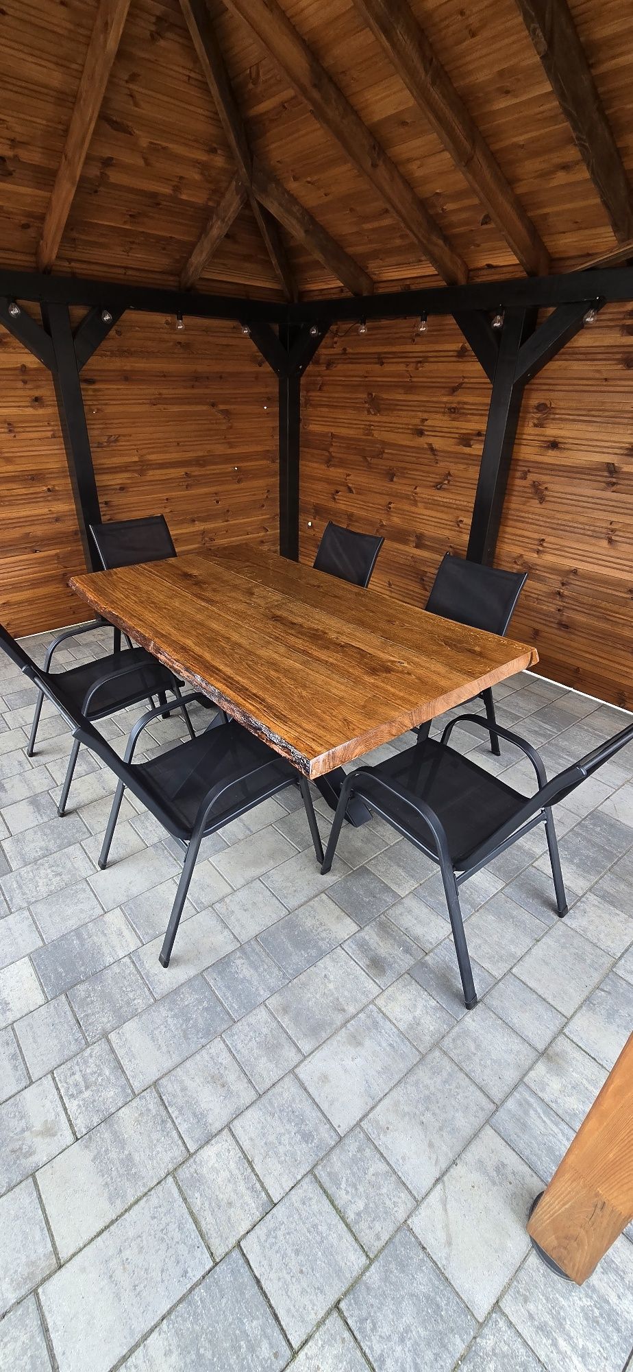Stół dębowy, Stół drewniany, Stół pająk, Stół Loft, Stół Loftowy