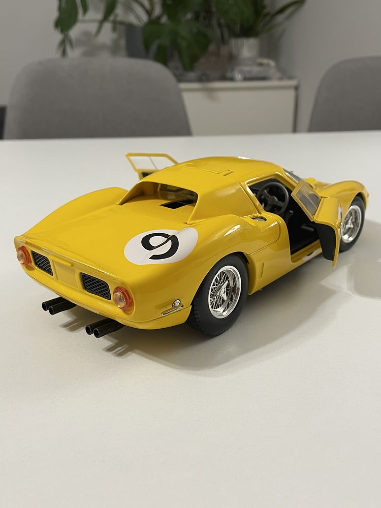 Model Ferrari 250 LM 1/18 Hot Wheels 1:18 żółte Koszalin Le Mans