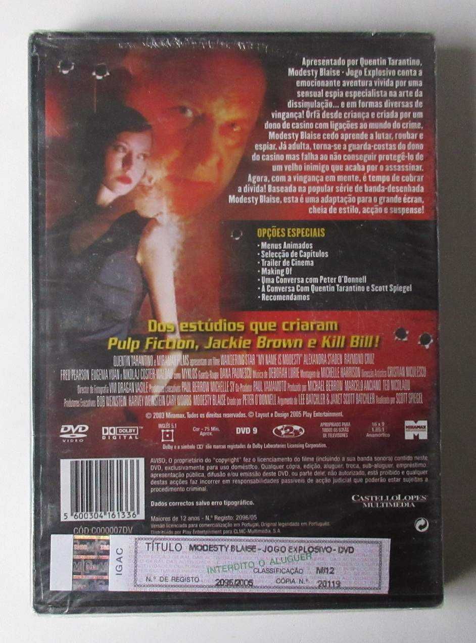 Modesty Blaise (Quentin Tarantino) (DVD NOVO / SELADO)