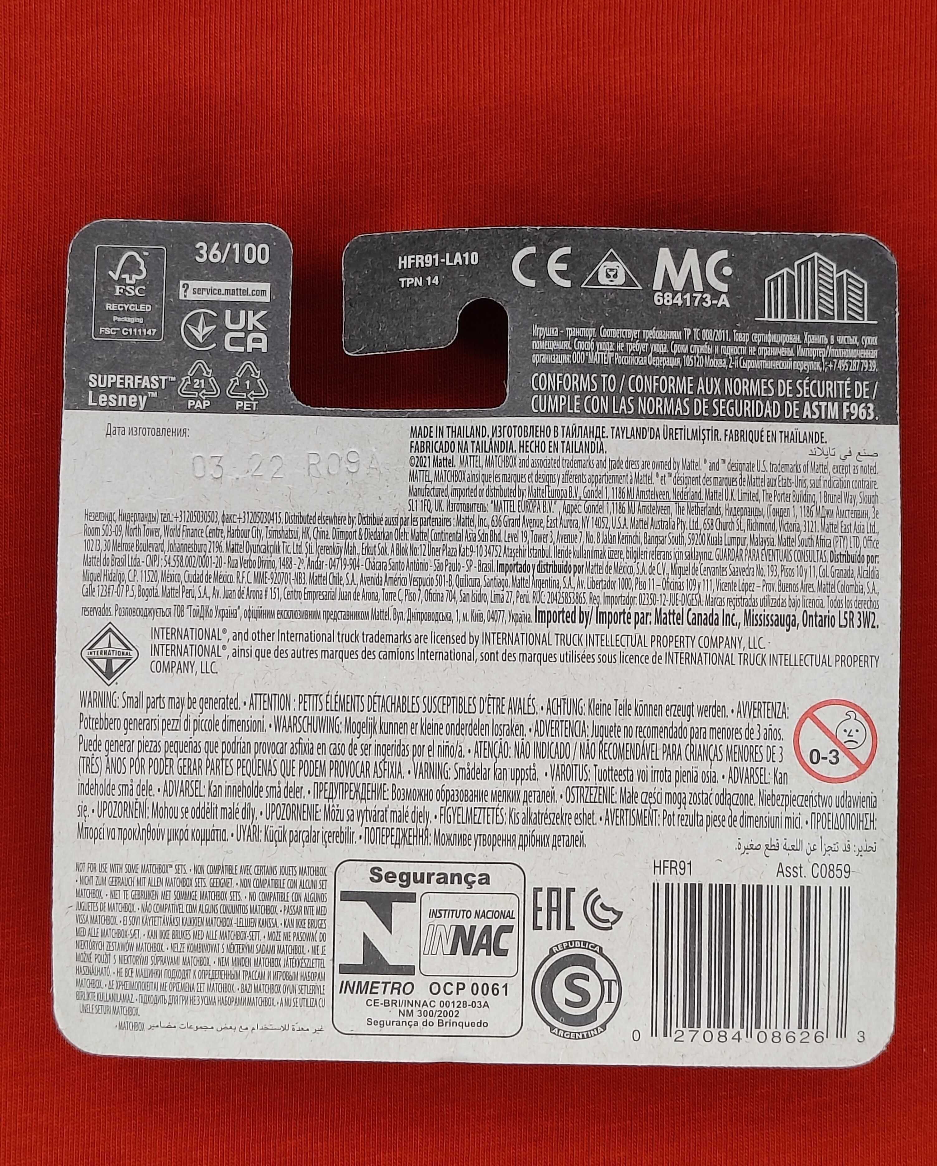Matchbox International terrastar 36/100