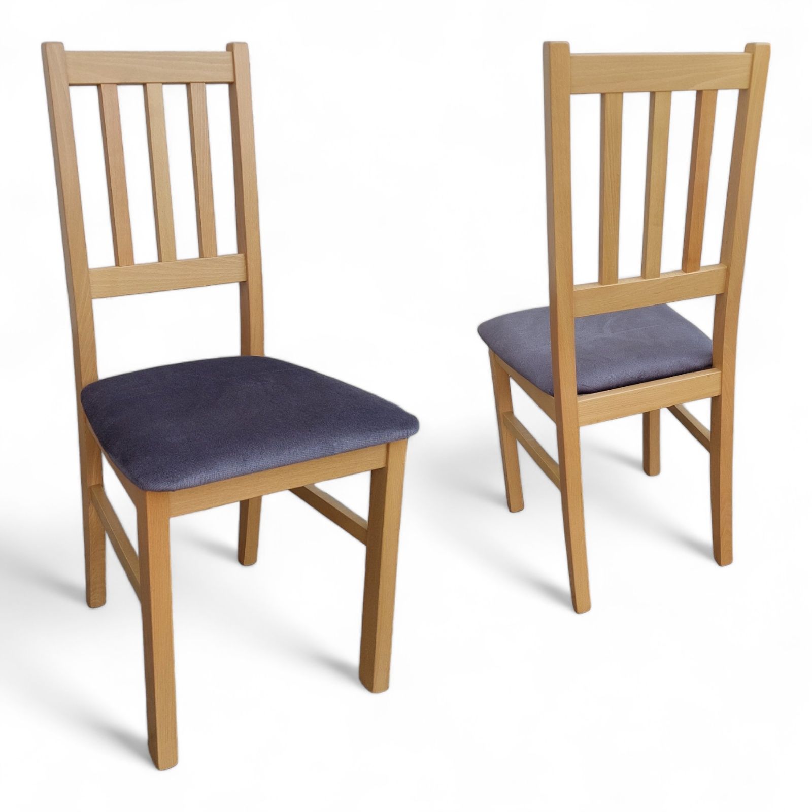 Nowy Stół 120/150/80 + 4 krzesła z drewna bukowego różne kolory