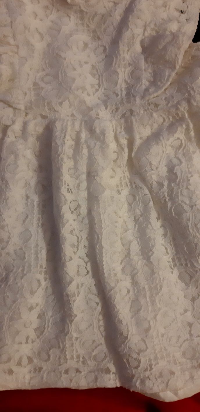 sukienka do chrztu x2 roz 74, chrzest, buty, komplet zestaw