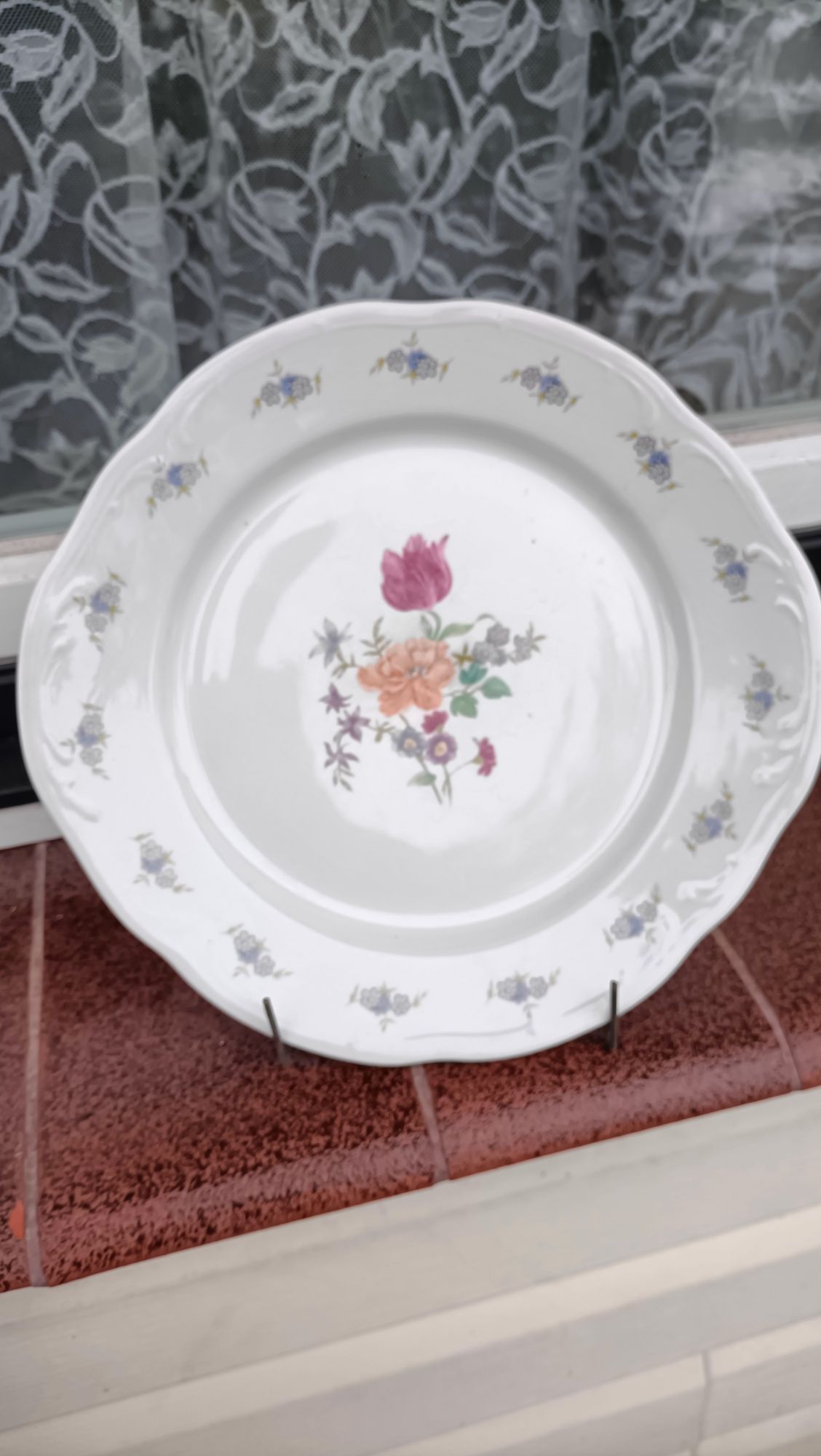 Porcelana Włocławek piękna porcelanowa patera T10