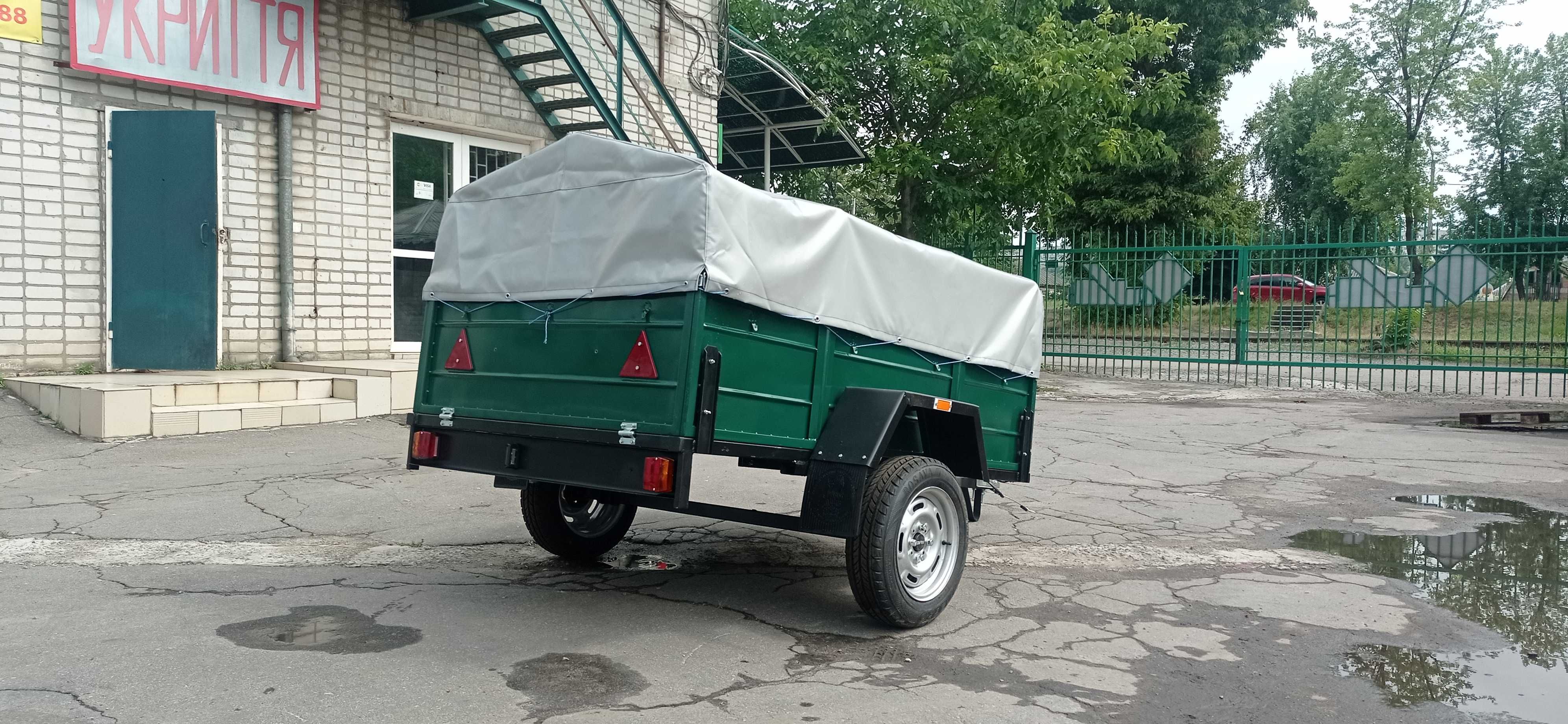 Легковой прицеп 2000х1280,от завода,новый ,документы.