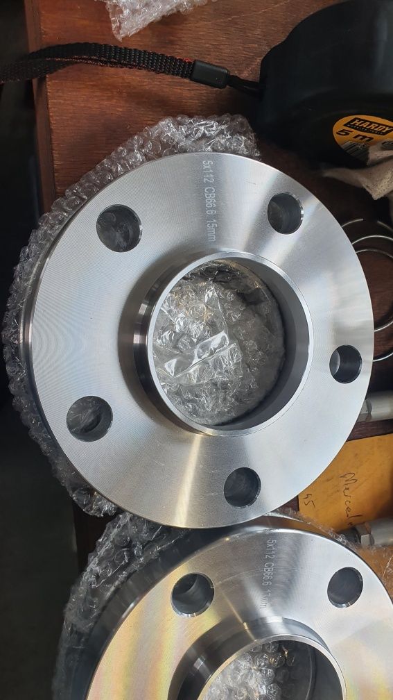 Dystans 5x112 Audi A4 B8 A6 C7 A5 A7 piasta 66,6mm  20mm i 17mm +śruby