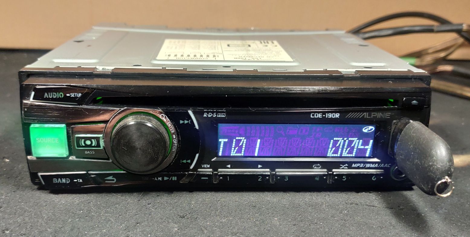 ALPINE CDE-190 R radio cd/mp3/USB